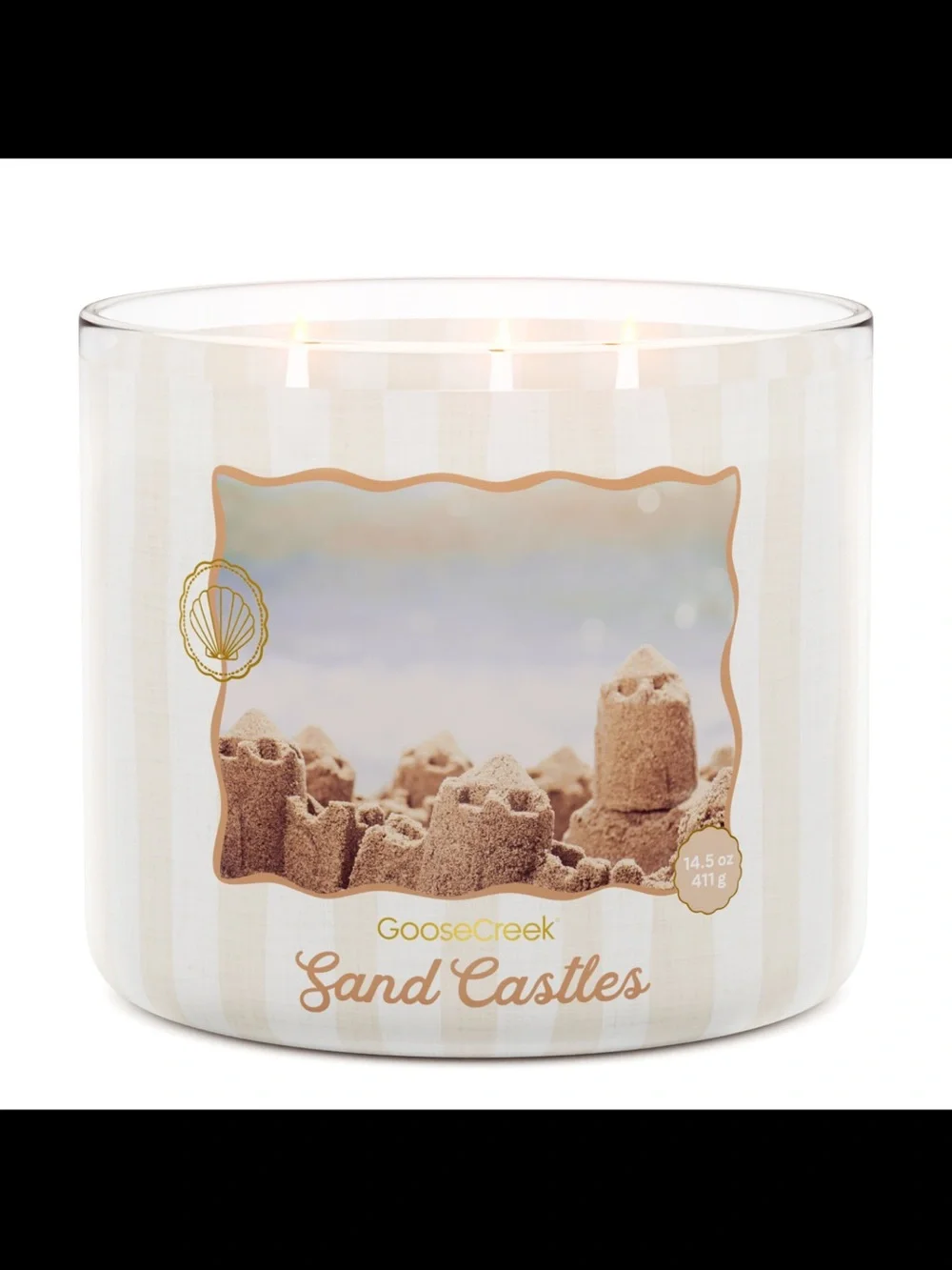 🏰 Sand Castles 3-Wick Candle NEW
